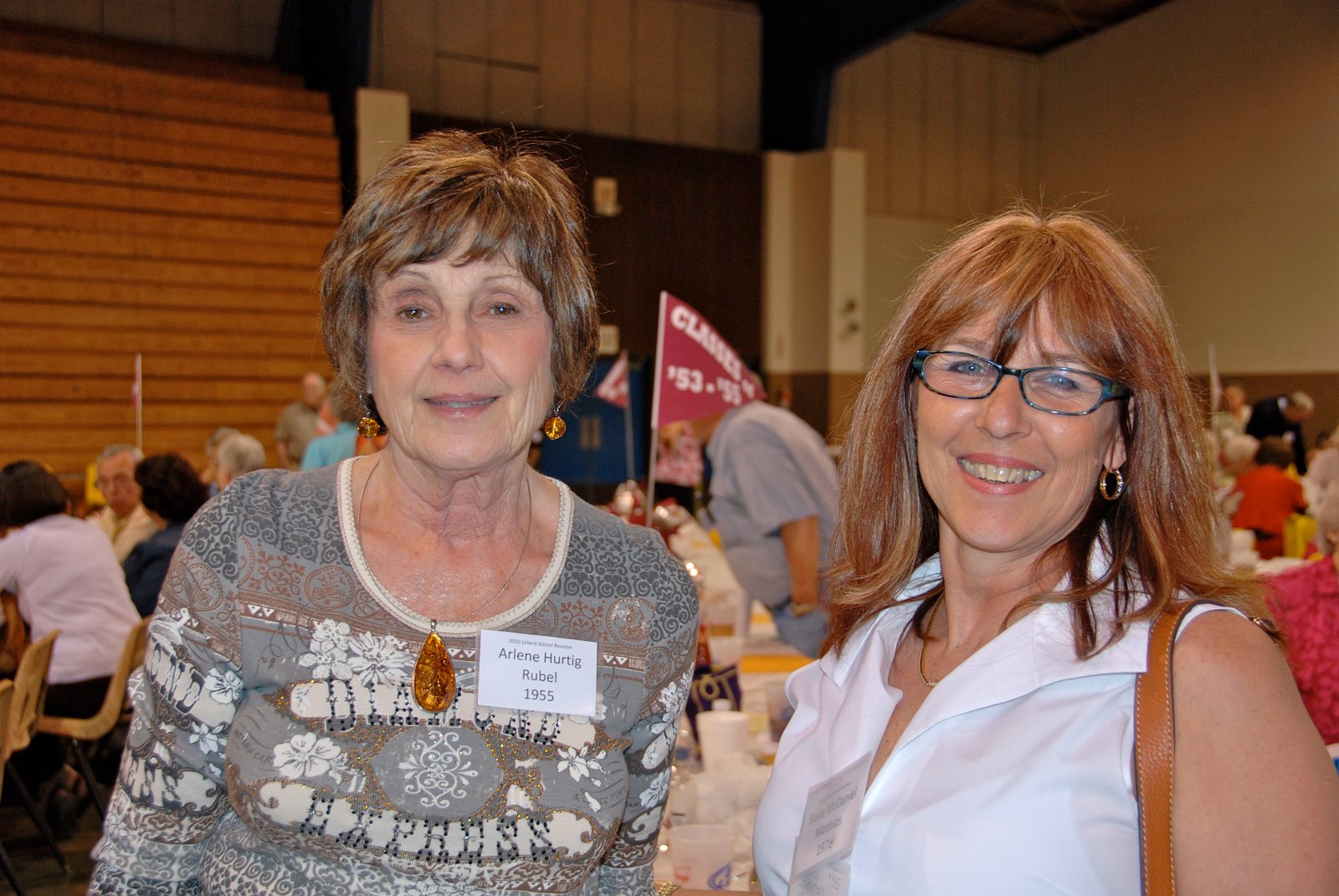 Arlene Hurtig Rubel '55, and me.. one of our mothers dear friends.JPG