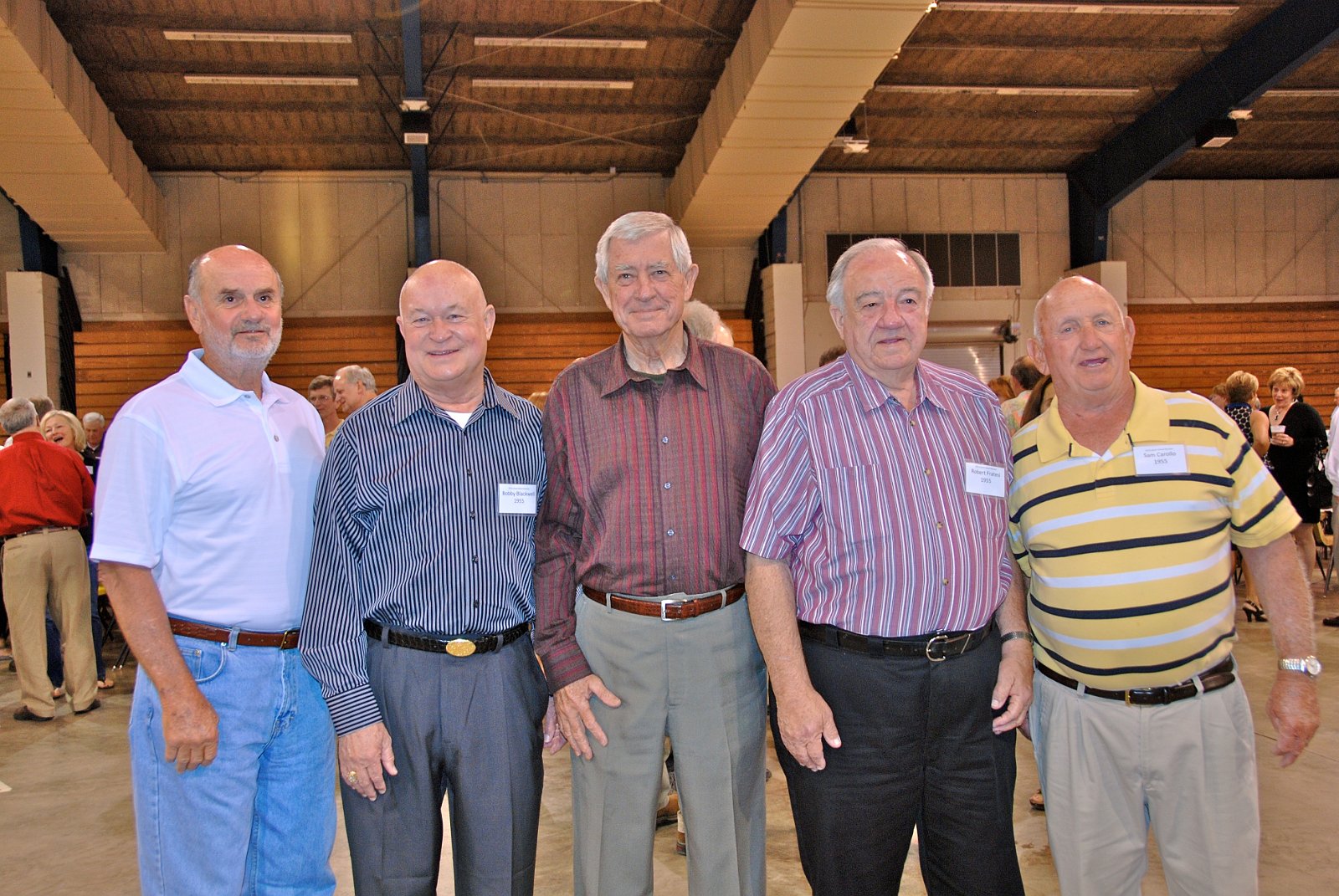 Bobby Blackwell '55, Lee Rowell _55, Robert Fratesi, Sam Carollo, class of 55.JPG