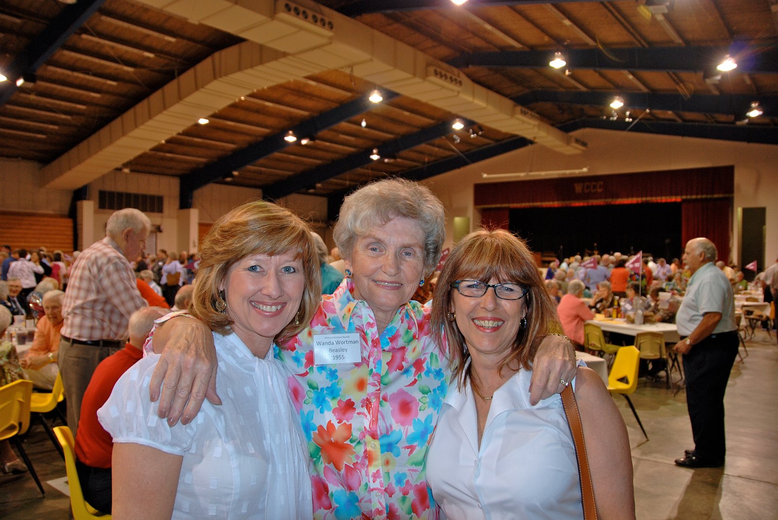 Debbie Mc Daniel Rogers '76, Wanda Lou Wortman Beasley '55, and Susie Mc Daniel Mathias '74.JPG