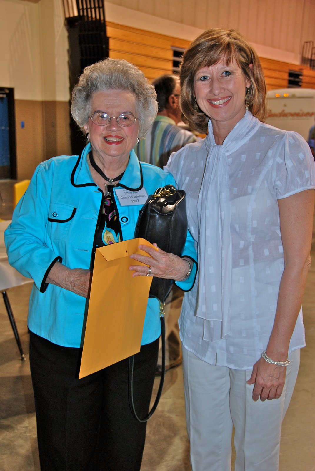 Ellen Ann Condon Johnson '47 and Debbie Mc Daniel Rogers '76.jpg