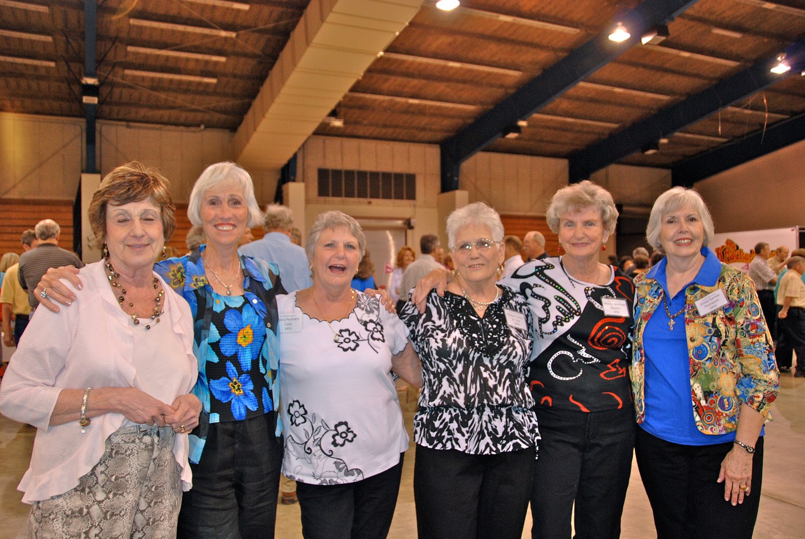 Nancy Nunnery Clack '55,Roselyn Carollo St Clair '55, Wanda Lou Wortman Beasley '55, Eloise Garrett Thompson '55.JPG