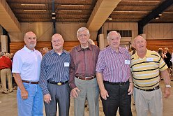 Bobby Blackwell '55, Lee Rowell _55, Robert Fratesi, Sam Carollo, class of 55