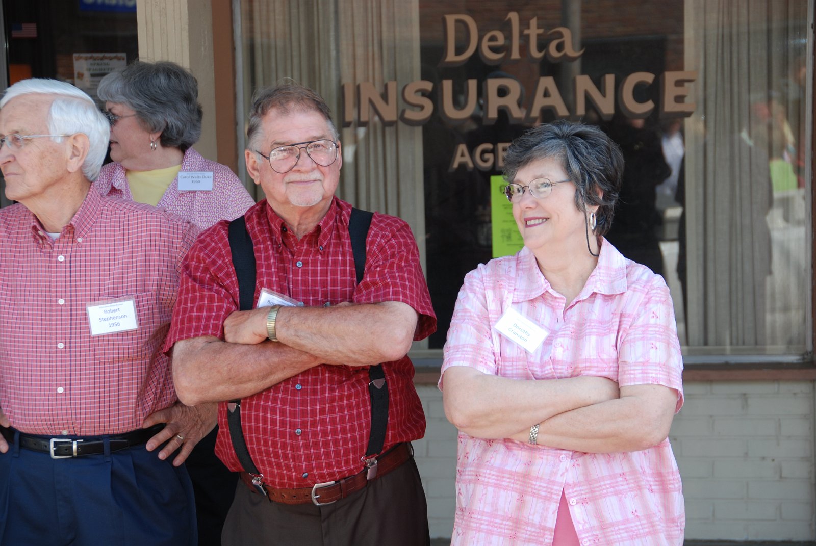 rear Carol Waits Duke '60, front Robert Stephenson '56, Robert Cranston '57, Dorothy Cranston.JPG